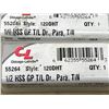 Image 2 : (5) CHICAGO-LATROBE 120DHT 1/2 HSS GP T/L TIN PARABOLIC DRILL