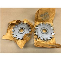 (2) MISC. 6 X 3/4 X 1-1/4 HSS USA N/C A9 SLOT CUTTER