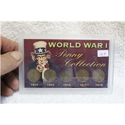 U.S.A. World War I Penny Collection