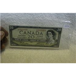 Canada Twenty Dollar Bill (1)