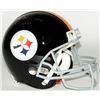 Image 1 : Joe Greene Signed Steelers Throwback Full-Size Authentic Pro-Line Helmet Inscribed "HOF 87" (JSA COA