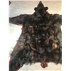 Image 1 : Black Bear Rug with Felt Backing Open Mouth with Full Claws