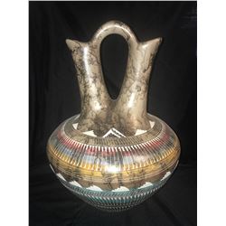 Native American Handmade/Painted Wedding Vase