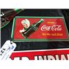 Image 1 : REPRODUCTION PORCELAIN TIN COCA-COLA SIGN WITH SPRITE BOY