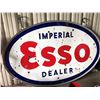 Image 1 : 5'2" X 6'9" DOUBLE SIDED IMPERIAL ESSO DEALER SIGN