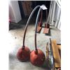 Image 1 : PAIR OF VINTAGE GAS STATION LIGHTS CIRCA 1950'S