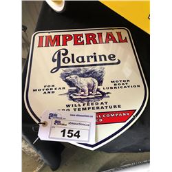 IMPERIAL POLARINE OIL SIGN