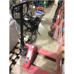 RED WESTWARD 5,000LBS INDUSTRIAL PALLET JACK