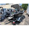Image 2 : LUND RENEGADE 1650 16.5' ALUMINUM FISHING BOAT WITH EVINRUDE E-TEC 60 HP OUTBOARD MOTOR AND