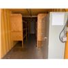 Image 2 : 40FT STORAGE SEA CONTAINER BROWN WITH SHELVING AND OFFICE