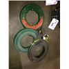 Image 1 : 100' METAL REEL FISH TOOL & 2 100FT PLASTIC REEL FISH TOOLS