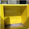 Image 2 : YELLOW JUSTRITE 30 GAL 2 DOOR FIREPROOF SAFTEY STORAGE CABINET