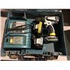Image 1 : MAKITA 18V CORDLESS DRILL WITH 2 BATTERIES & CHARGER IN CASE