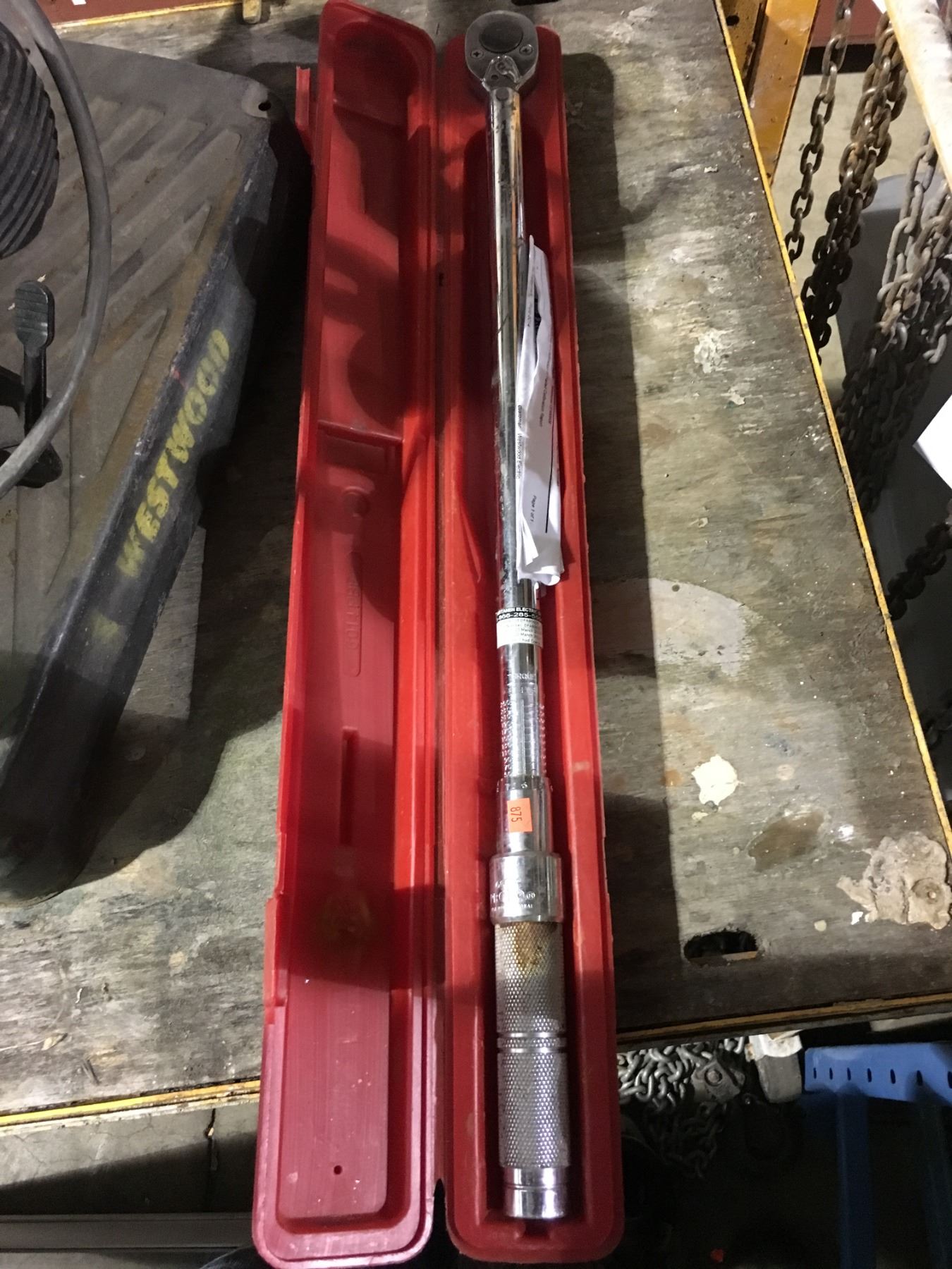 STANLEY PROTO 6014C LARGE CALIBRATED TORQUE WRENCH IN CASE