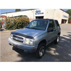 2002 CHEVROLET TRACKER VIN 2CNBE18C226915517