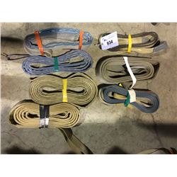 ASSORTED LIFTING STRAPS