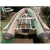 Image 2 : 10' BAKERVIEW ALU-300D 6 PERSON 15HP MAX PVC INFLATABLE ALUMINUM BOTTOM BOAT WITH FLAT FLOOR