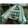 Image 2 : 9' BAKERVIEW ALU-270D 5 PERSON 15HP MAX PVC INFLATABLE ALUMINUM BOTTOM BOAT WITH FLAT FLOOR