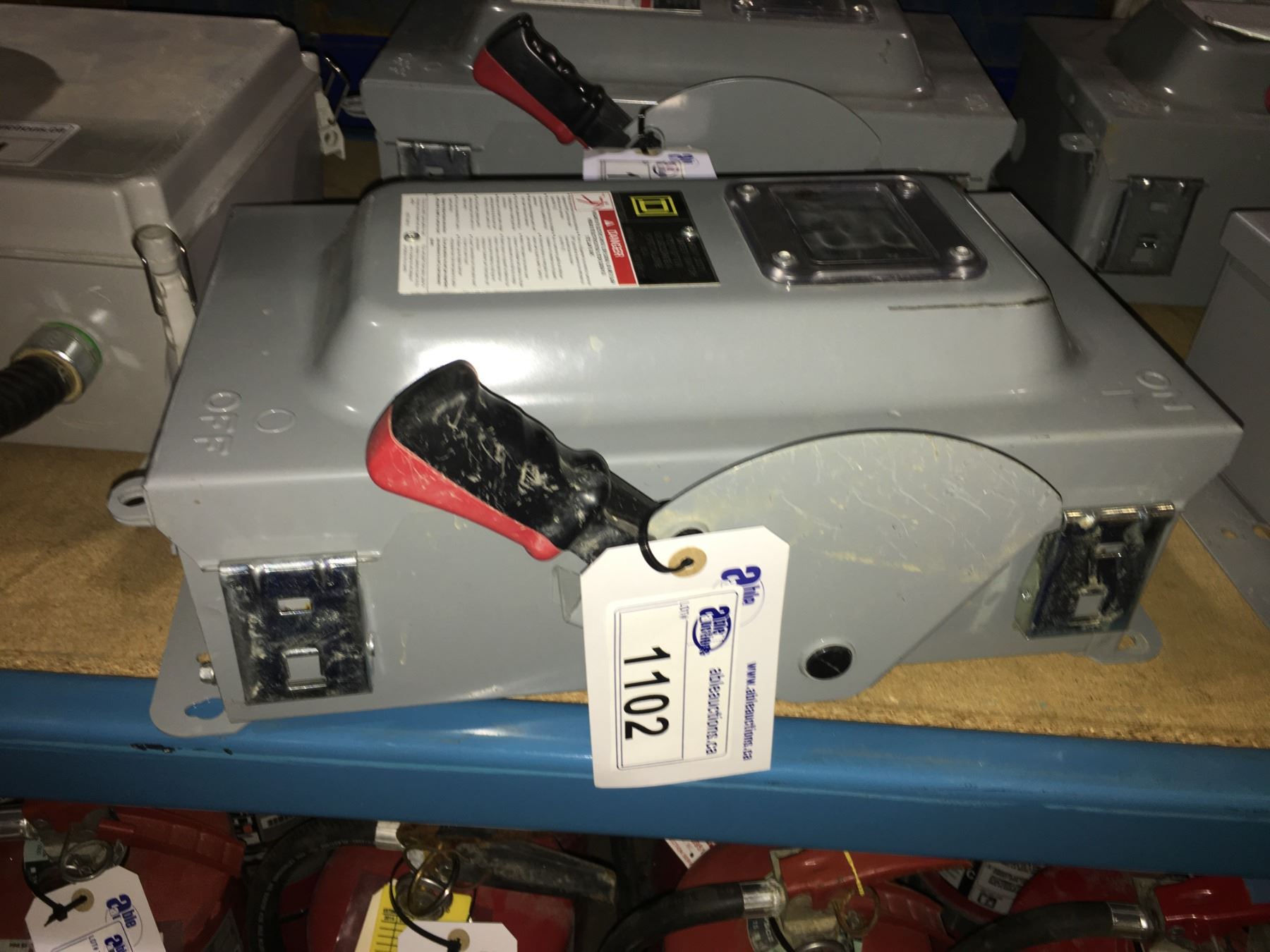 SQUARE 'D' HEAVY DUTY SAFETY SHUTOFF SWITCH