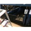 Image 2 : 3 BLUE METAL PALLET BINS WITH HOSE & BLUE PALLET SHELF SUPPORT BEAMS