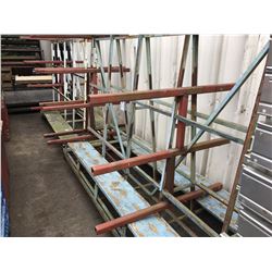 METAL MOBILE DOUBLE SIDED 'A' FRAME PRODUCT RACKS