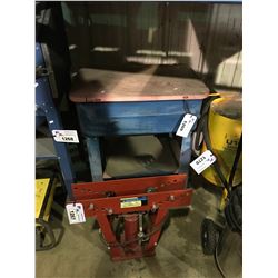 BLUE EDELBROCK INDUSTRIAL PARTS WASHING CABINET