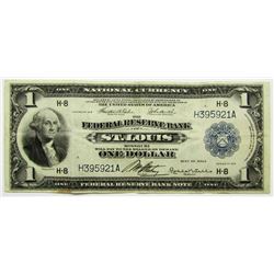 1914 ST LOUIS MISSOURI FEDERAL RESERVE BANK NOTE