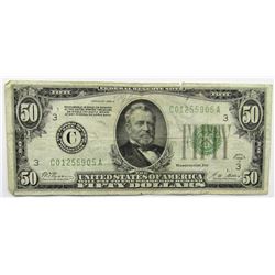 SERIES 1920 $50 FEDERAL RESERVE NOTE