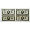 Image 1 : 4-SERIES 1934 $10 SILVER CERTIFICATES