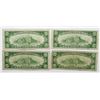 Image 2 : 4-SERIES 1934 $10 SILVER CERTIFICATES