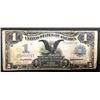 Image 1 : 1899 $1 "BLACK EAGLE" SILVER CERT CIRC