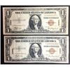Image 1 : 2- 1935A $1 "HAWAII" SILVER CERT