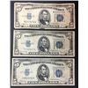 Image 1 : 3- $5 SILVER CERTIFICATES