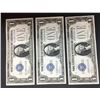 Image 1 : 3- 1928A $ 1 SILVER CERTS "FUNNY BACKS"