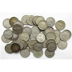 50 - CANADA SILVER DIMES