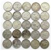 Image 1 : LOT of 20 CANADA SILVER QUARTERS
