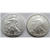 Image 1 : 2000 & 2015 .999 SILVER ONE OUNCE EAGLE