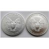 Image 2 : 2000 & 2015 .999 SILVER ONE OUNCE EAGLE