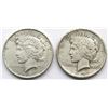 Image 1 : 1921 & 1927-D PEACE DOLLARS