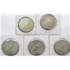 Image 2 : 5 - DIFFERENT PEACE DOLLARS