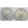 Image 2 : 1926 & 1922 PEACE DOLLARS