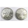 Image 1 : 2005 & 2003 AMERICAN SILVER EAGLES