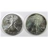 Image 1 : 2013 & 1986 AMERICAN SILVER EAGLES