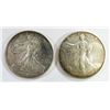 Image 1 : 2013 & 1999 AMERICAN SILVER EAGLES