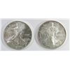 Image 1 : 2006 & 2003 AMERICAN SILVER EAGLES
