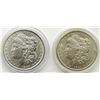 Image 1 : 2 - AU MORGAN DOLLARS: 1884-O & 1889