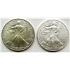 Image 1 : 2000 & 2013 .999 SILVER ONE OUNCE EAGLE