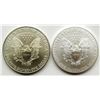 Image 2 : 2000 & 2013 .999 SILVER ONE OUNCE EAGLE