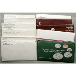 11-U.S. MINT SETS - ALL DIFF; 1969, '70,