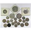 Image 2 : 8-GR BIT SILVER ONE SHILLINGS, (11) SILVER SIX PEN